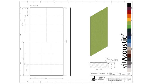 vitAcoustic 9mm PET Akustikplatten #Rohmaß#