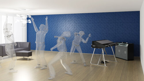 vitAcoustic 9mm PET Akustik Wand-Fliesen 120x60cm