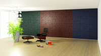 vitAcoustic 9mm PET Akustik Wand-Fliesen 120x60cm