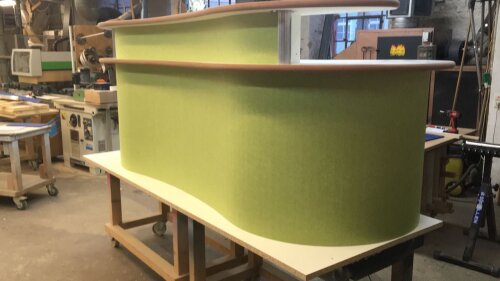 FLEXIBLE PET Akustikplatten Zuschnitte aus 2400x1200x9mm