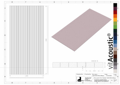 FLEXIBLE PET Akustikplatten Zuschnitte aus 2400x1200x9mm
