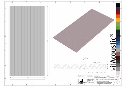 FLEXIBLE PET Akustikplatten Zuschnitte aus 2400x1200x9mm
