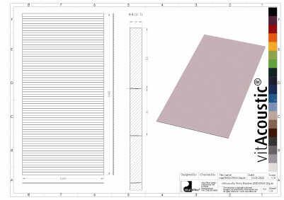 FLEXIBLE PET Akustikplatten Zuschnitte aus 2400x1200x9mm
