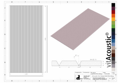 FLEXIBLE PET Akustikplatten Zuschnitte aus 2400x1200x9mm