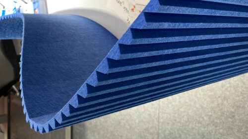 FLEXIBLE PET Akustikplatten Zuschnitte aus 2400x1200x9mm