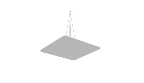 vitAcoustic Deckensegel, einlagig, QUADRAT