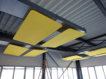 Maßgeschneiderte vitAcoustic Deckensegel - Rechteck