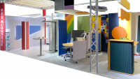 vitAcoustic Lichtbaffel 81 - optional mit linearem Licht und blendfreien Downlights