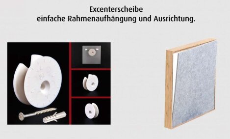 vitAcoustic 3d-frames - hochwertige Akustik Absorber für die Wand