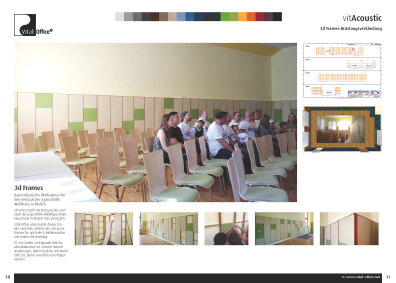 vitAcoustic 3d-frames - hochwertige Akustik Absorber für die Wand