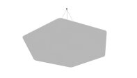 vitAcoustic Deckensegel, einlagig, HEXAGON