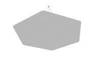 vitAcoustic Deckensegel, einlagig, HEXAGON
